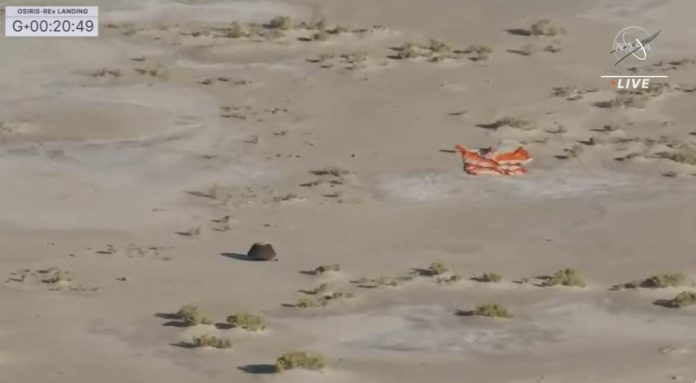 Капсула OSIRIS-REx вернулась на Землю с образцами с астероида Бенну | New-Science.ru