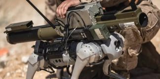 Морпехи США показали робопса с реактивным гранатометом Морпехи США показали робопса с реактивным гранатометом