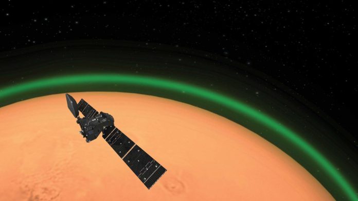 Ночное свечение на Марсе: первые наблюдения ExoMars TGO в видимом свете | New-Science.ru