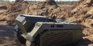 Боевой робот-беспилотник THeMIS после разоружения стал фронтовым разведчиком Боевой робот-беспилотник THeMIS после разоружения стал фронтовым разведчиком