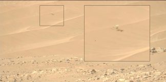 Perseverance сфотографировал последнее пристанище марсианского вертолета Ingenuity | New-Science.ru Perseverance сфотографировал последнее пристанище марсианского вертолета Ingenuity | New-Science.ru