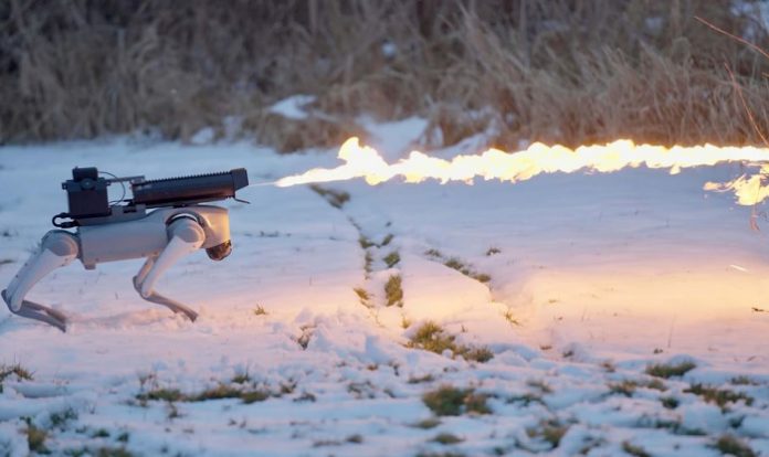 Робопес с огнеметом Thermonator поступил в свободную продажу