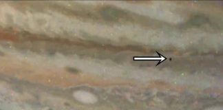 На фоне Большого красного пятна Юпитера замечен загадочный спутник Амальтея | New-Science.ru На фоне Большого красного пятна Юпитера замечен загадочный спутник Амальтея | New-Science.ru