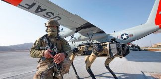 ВВС США провели испытания боевой версии робопса Spot ВВС США провели испытания боевой версии робопса Spot