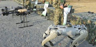 Китайские военные продемонстрировали вооруженных пулеметами роботов-собак Китайские военные продемонстрировали вооруженных пулеметами роботов-собак