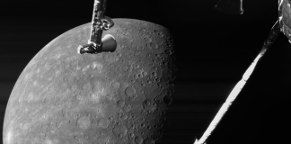 BepiColombo совершил четвертый пролет Меркурия и сфотографировал его южный полюс | New-Science.ru BepiColombo совершил четвертый пролет Меркурия и сфотографировал его южный полюс | New-Science.ru