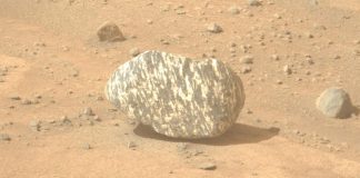 Марсоход НАСА обнаружил удивительный «камень-зебру», не похожий ни на один другой | New-Science.ru Марсоход НАСА обнаружил удивительный «камень-зебру», не похожий ни на один другой | New-Science.ru