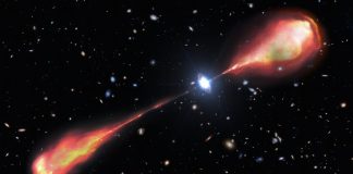 Астрономы обнаружили самый древний и крупный джет черной дыры во Вселенной | New-Science.ru Астрономы обнаружили самый древний и крупный джет черной дыры во Вселенной | New-Science.ru