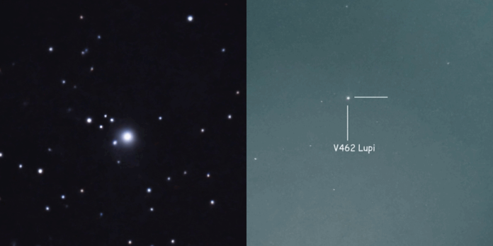 В созвездии Волка вспыхнула новая звезда, и теперь её можно увидеть даже невооружённым глазом | New-Science.ru