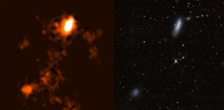 Астрономы обнаружили гигантский водородный «мост» между галактиками | New-Science.ru Астрономы обнаружили гигантский водородный «мост» между галактиками | New-Science.ru