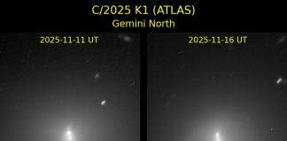 Астрономы зафиксировали распад ядра кометы C/2025 K1 (ATLAS) на фрагменты | New-Science.ru Астрономы зафиксировали распад ядра кометы C/2025 K1 (ATLAS) на фрагменты | New-Science.ru