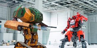 Первая в мире битва гигантских роботов состоится в следующем году Первая в мире битва гигантских роботов состоится в следующем году