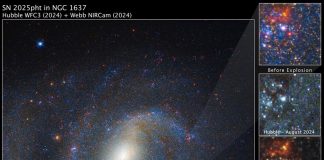 Телескоп James Webb обнаружил скрытую пылью красную сверхгигантскую звезду перед взрывом сверхновой | New-Science.ru Телескоп James Webb обнаружил скрытую пылью красную сверхгигантскую звезду перед взрывом сверхновой | New-Science.ru