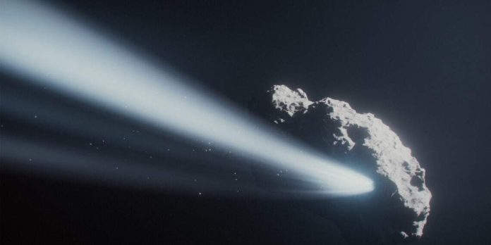 Телескоп «Хаббл» впервые зафиксировал изменение направления вращения кометы | New-Science.ru