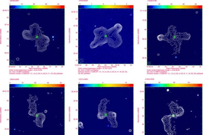 Астрономы обнаружили более тысячи новых «крылатых» радиогалактик | New-Science.ru